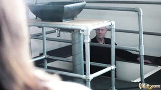 Grandpa caught younger fiance in bed with another woman