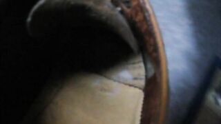 DressDress Leather Shoes wank and creampie, compilation