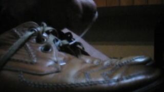 DressDress Leather Shoes wank and creampie, compilation