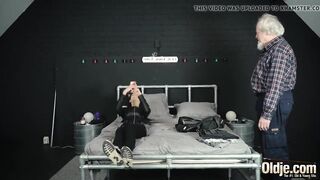 Grandpa fucks a incredible snatch oral creampie