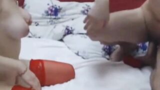 Blonde Chick Fucking With Boyfriend On Cam