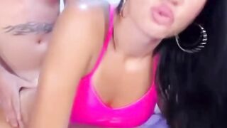 Horny Brunette Getting Fuck By Her Boyfriend