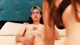 Wild Latin Tattooed Couple Having Hard Fuck