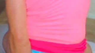 Crossdresser Rides BBC and Cums Hard