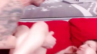 Girlfriend Fucking Doggystyle By Her Tattoed Boyfr
