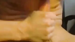 Uncut Twink Self-Sucks His Big Cock