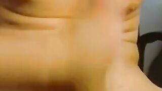 Uncut Twink Self-Sucks His Big Cock