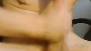Uncut Twink Self-Sucks His Big Cock