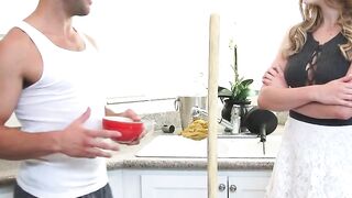 Blonde Blake Eden Shows Boyfriend's Son How to be a Real Man