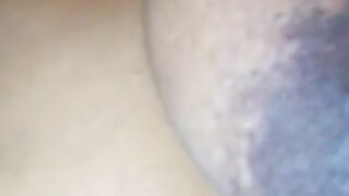 Jamaican Uncle's Girl's Big Natural Saggy Tits