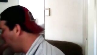 Old Man Sucks Big Dick of a Young Man