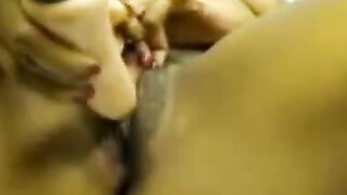 Big-Titted Black Girl Plays with Dildo on Webcam 2