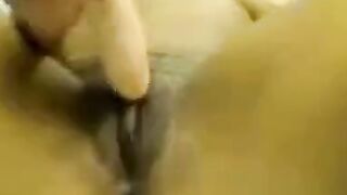 Big-Titted Black Girl Plays with Dildo on Webcam 2