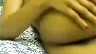 Big-Titted Black Girl Plays with Dildo on Webcam 2