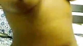 Big-Titted Black Girl Plays with Dildo on Webcam 2