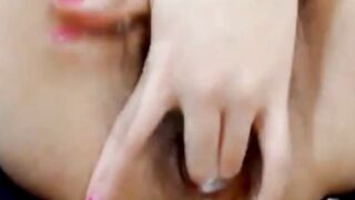 Hard Pussy Masturbation of Gorgeous Brunette Babe