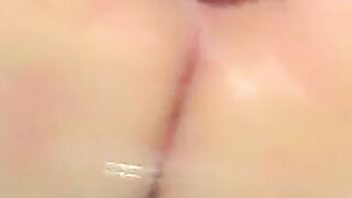 Rubbing My Big Fat Oily Ass on a Glass Table