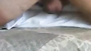 Daddy Cums Hard Fucking His Pillow Sex Toy