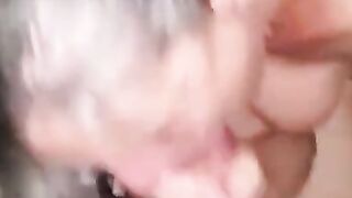 Amateur MILF Blowjob and Cum in Mouth