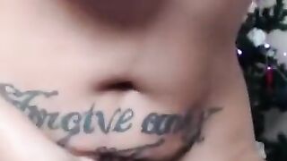 Big-Titted Tattooed Latina on Cam