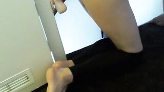Big Dildo Fun with a Horny Crossdresser