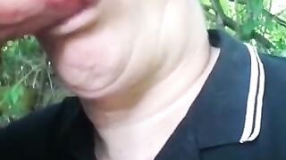 Lucky Sunday: Outdoor Bear Blowjob