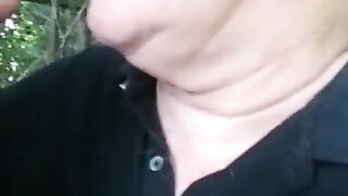 Lucky Sunday: Outdoor Bear Blowjob