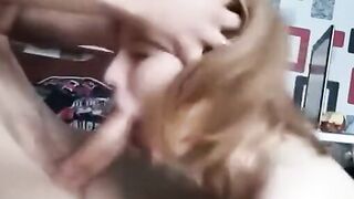Deep-Throat Homemade: Russian Amateur Couple's Hard Homevideo