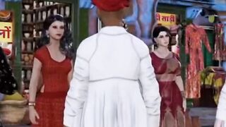 Matke wali Bhabhi Ki Customers Se Thukai (Chudai)