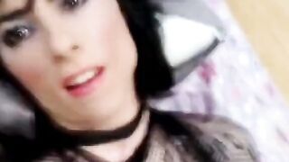 Big-Cock Crossdresser Selfie