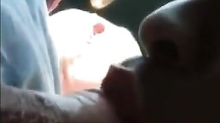 Blowjob in the Car with a Young Stud and an Older Gentleman 2