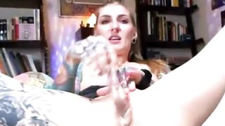 Slut Girls Masturbate And  Dildo Fucking Her Pussy On Cam_Part 100
