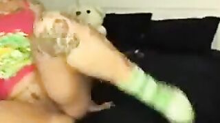 Blonde Webcam Girl With Big Tits Plays With Herself