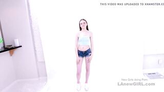 Petite Teenie wants model job and gets fuck! at Audition