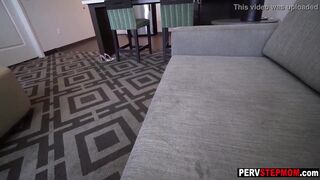 My nasty black stepmom Olivia Jayy sucked my huge cock before hardcore