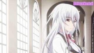 BEST Uncensored Hentai Blonde Knight in Pantyhose Gets a Creampie