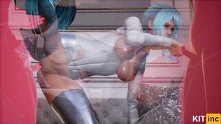 Malvina Fucks and Sits on the Face. Face Sitting. [4k, 60FPS, 3D
