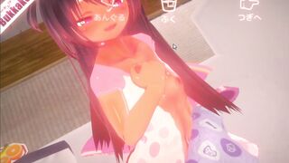 【Unity】Everyday Scenes of Summer into Japan with little Succubus【interactive Animation】