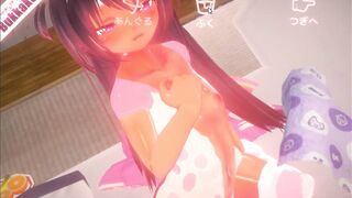 【Unity】Everyday Scenes of Summer into Japan with little Succubus【interactive Animation】