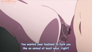 Anime Uncensored | Cuckold Guy Watches his Gf get Pounded Hard in