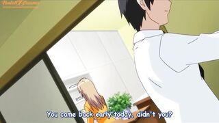 Anime Uncensored | Cuckold Guy Watches his Gf get Pounded Hard in