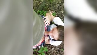seduced a young twat with mouth and gave dick in her mouth