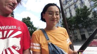 Chinese oriental June Liu Jizzed - SpicyGum Fucks American
