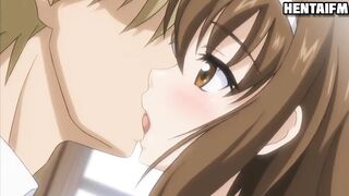 Japanese Schoolgirls in Stockings have a Group Sex with their Teacher |