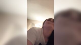 GreekBooty best SEXSUAL Deep Throat yet (selfie View)