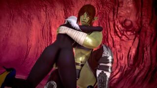 Anal - Futa - Orc x Martian Queen Tyrahnee - 3D Porn