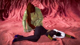 Anal - Futa - Orc x Martian Queen Tyrahnee - 3D Porn