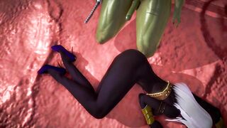 Anal - Futa - Orc x Martian Queen Tyrahnee - 3D Porn