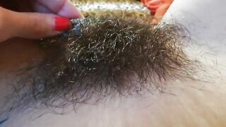 Unshaved bush big clit pussy compilation