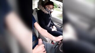 I take a hitchhiker .. I pull out my penis